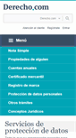 Mobile Screenshot of derecho.com